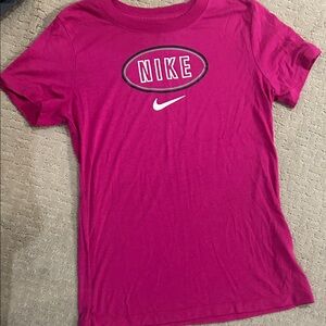 Nike Magenta Logo Tee